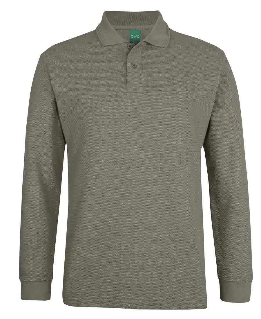 Jb's Popcorn Cotton Long sleeve Polo Shirt 2PCL Jb's Wear